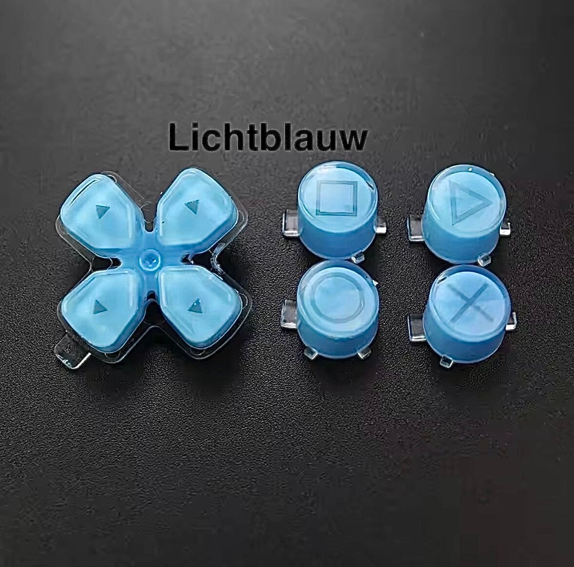 Dualsense knoppen lichtblauw