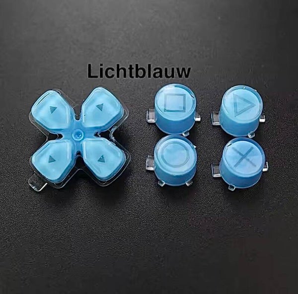 Dualsense knoppen lichtblauw