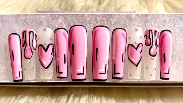 Pink Cartoon Nailz