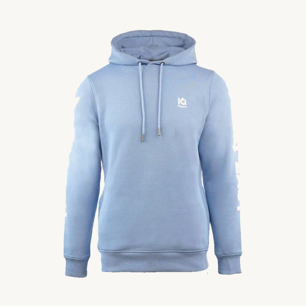 IQ Trainingshoodie "Train Hard" blau