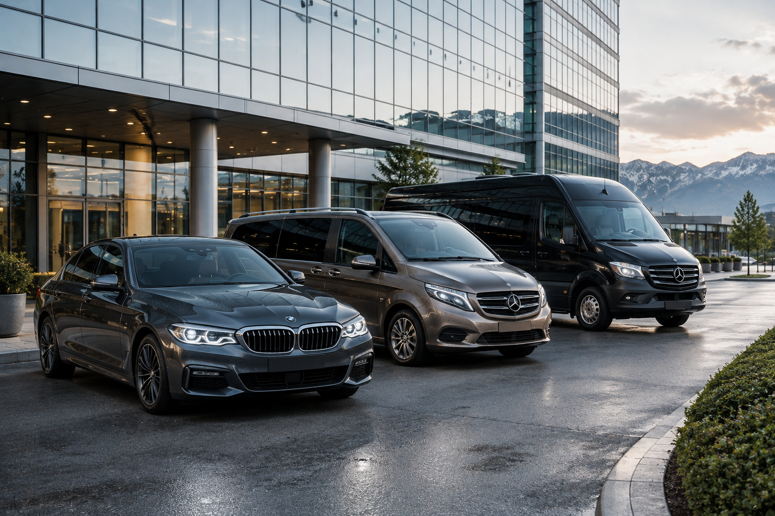 Limousine, Van, Minibus, Minicar, autocar et bus avec chauffeur Le Mouret-  entreprise