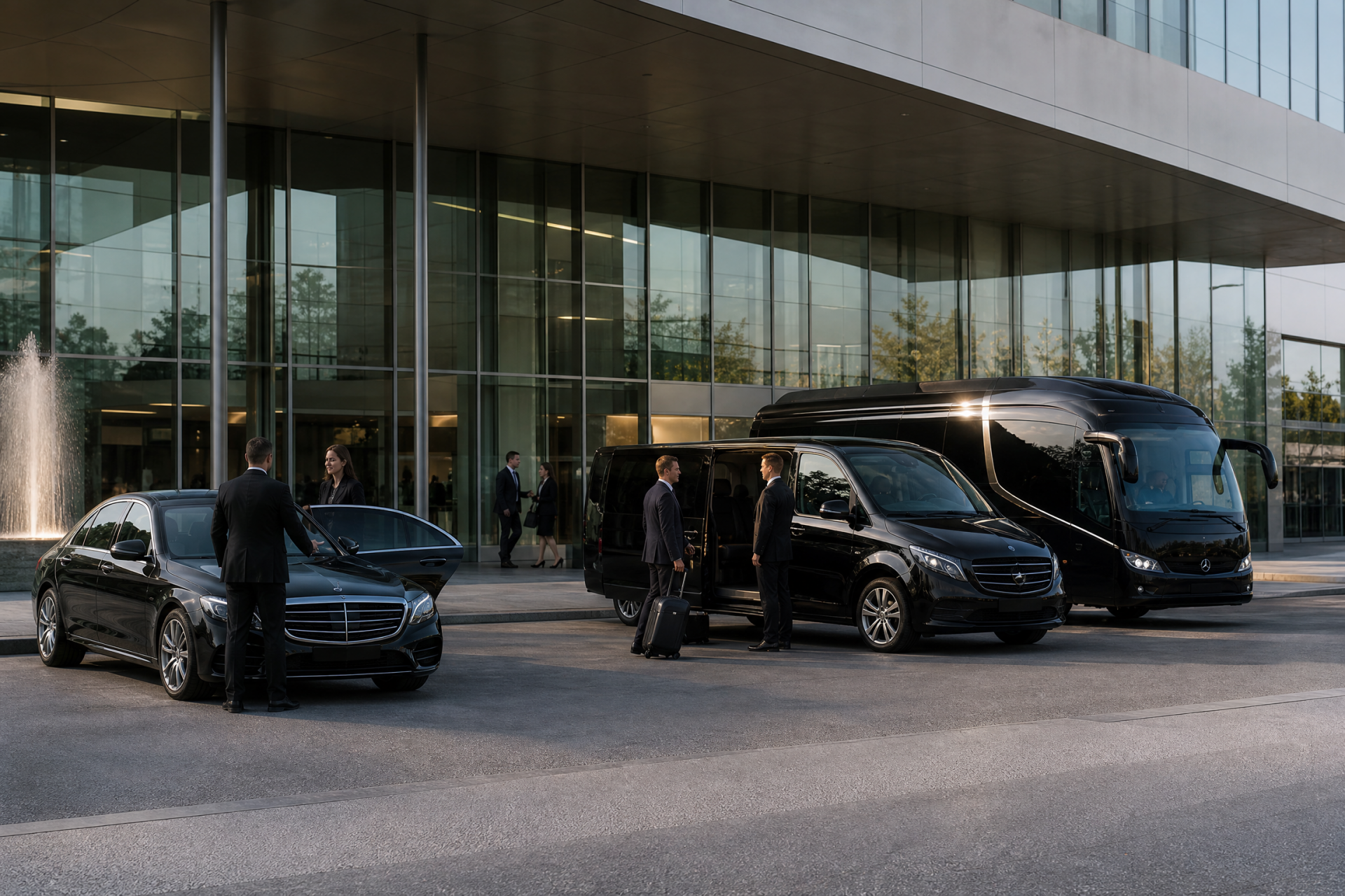 Limousine, Van, Minibus, Minicar, autocar et bus avec chauffeur Oron-la-Ville-  entreprise