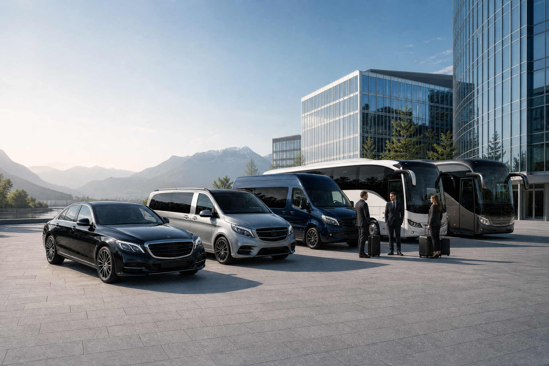 Limousine, Van, Minibus, Minicar, autocar et bus avec chauffeur Yvonand-  entreprise