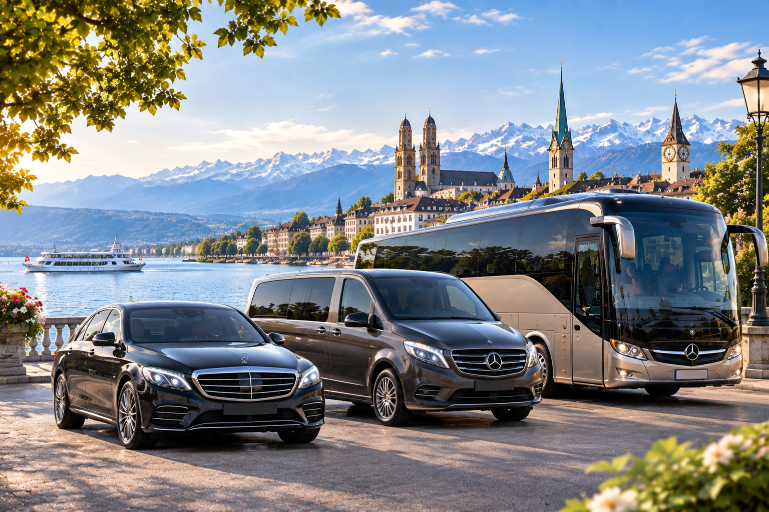 Gruppentransport im Winterthur