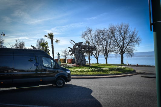 Minibus avec chauffeur confortable