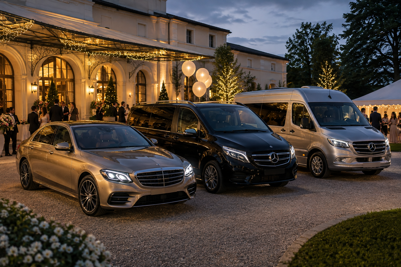 Limousine, Van, Minibus, Minicar, autocar et bus avec chauffeur Le Mouret- Mariage
