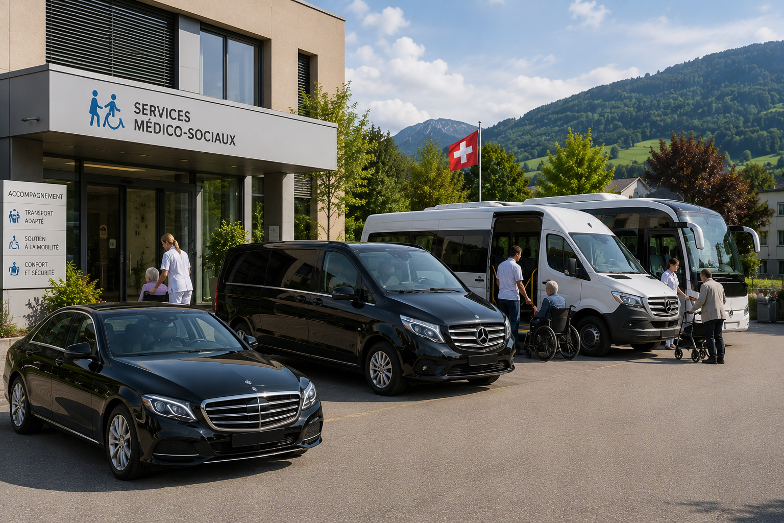 Transport handicap et personne âgée Cully 