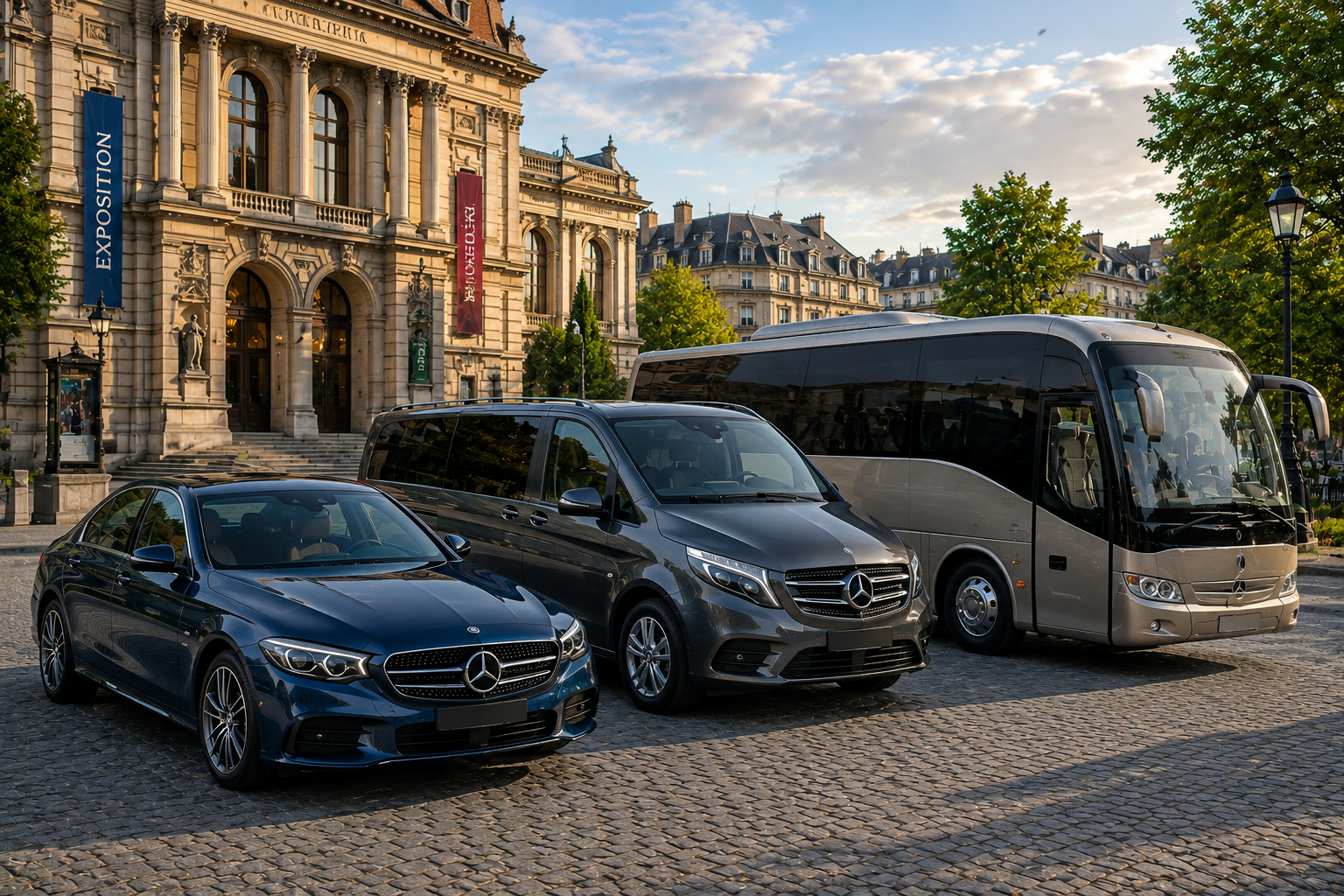 Limousine, Van, Minibus, Minicar, autocar et bus avec chauffeur à Coppet- Événement culturel