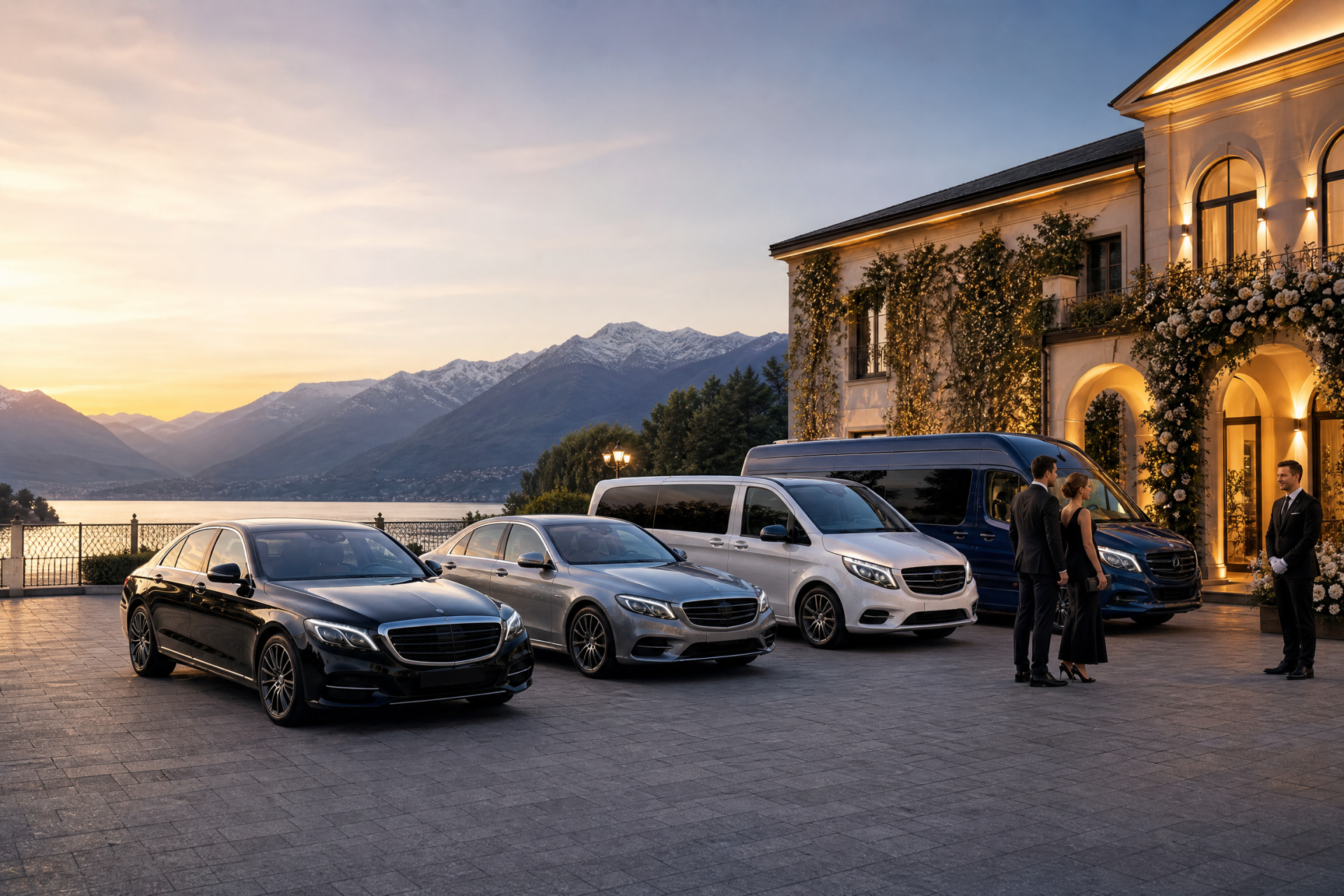 Limousine, Van, Minibus, Minicar, autocar et bus avec chauffeur Yvonand- Mariage