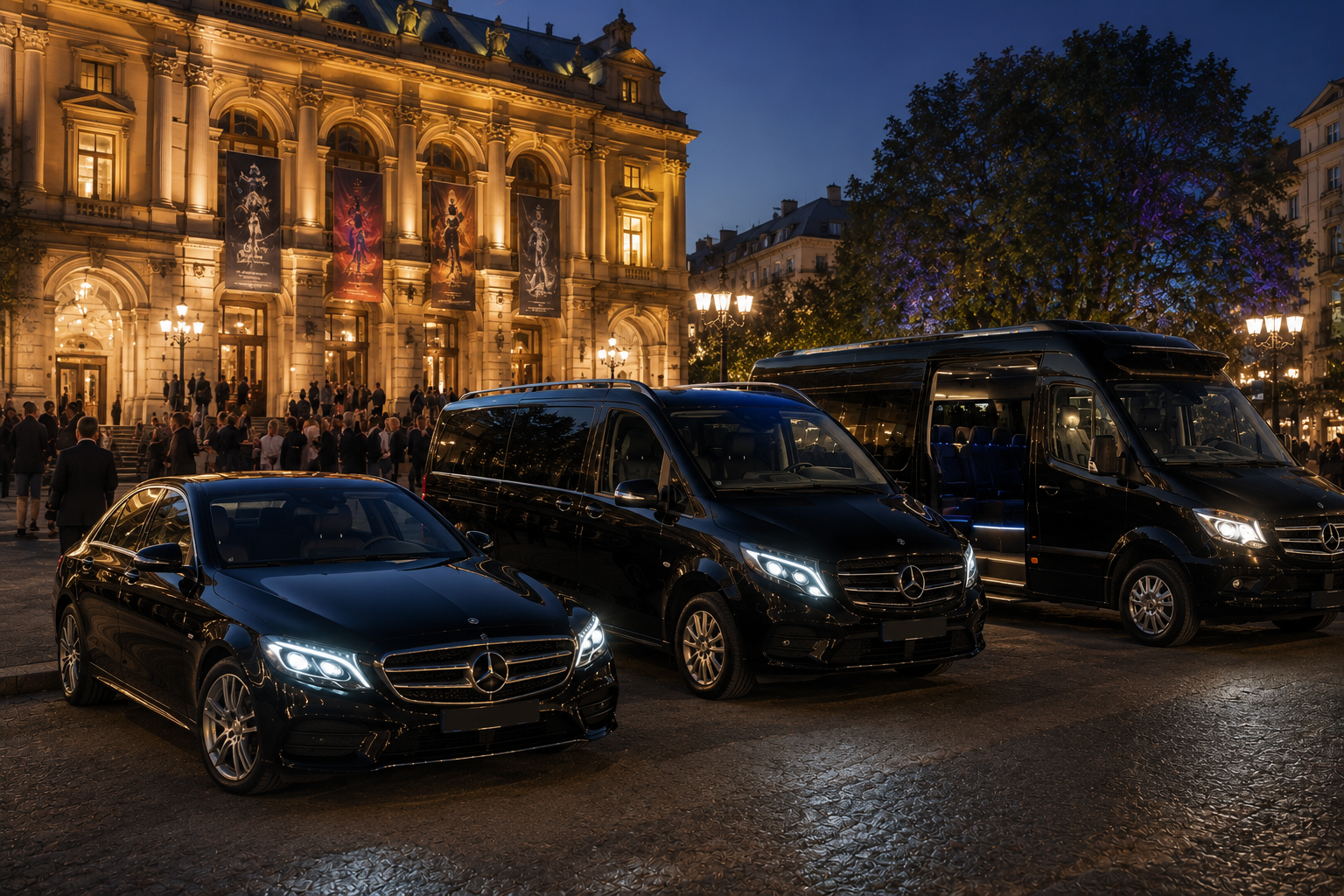 Limousine, Van, Minibus, Minicar, autocar et bus avec chauffeur à St-Sulpice- Événement culturel