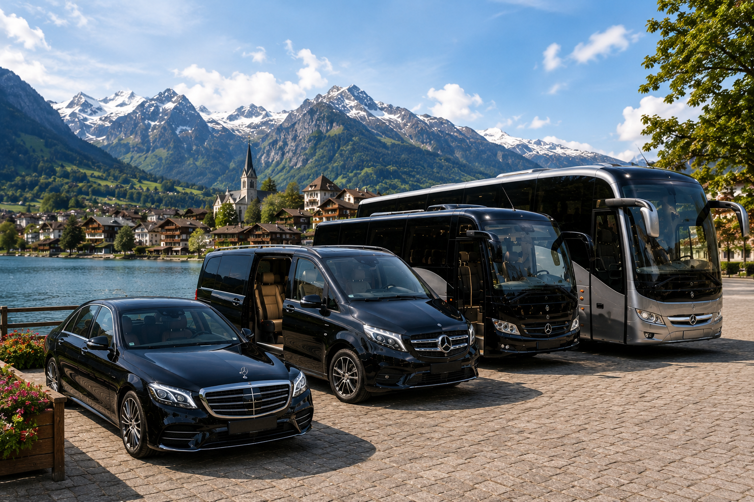 Limousine, Van, Minibus, Minicar, autocar et bus avec chauffeur Gland - visite, excursion tourisme