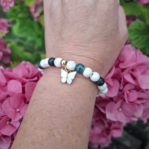 Damesarmbanden butterfly spirit💚🦋 met een zachte, helende energie