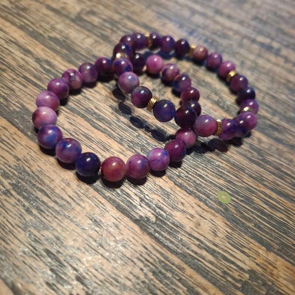 Damesarmbandset Paars Light Sugilite