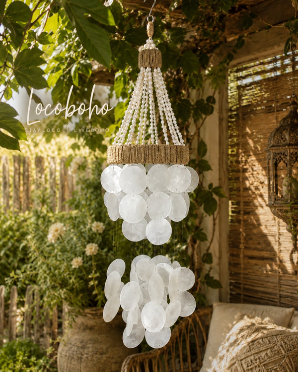 Kobel Capiz Schelpenhanger 60 cm | Ibiza Boho