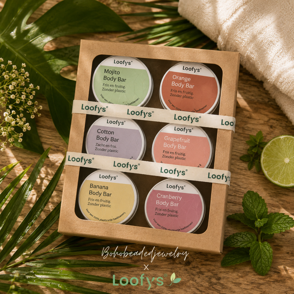 Loofy's Mini Verzorgingsset Cadeaubox – Body Bars