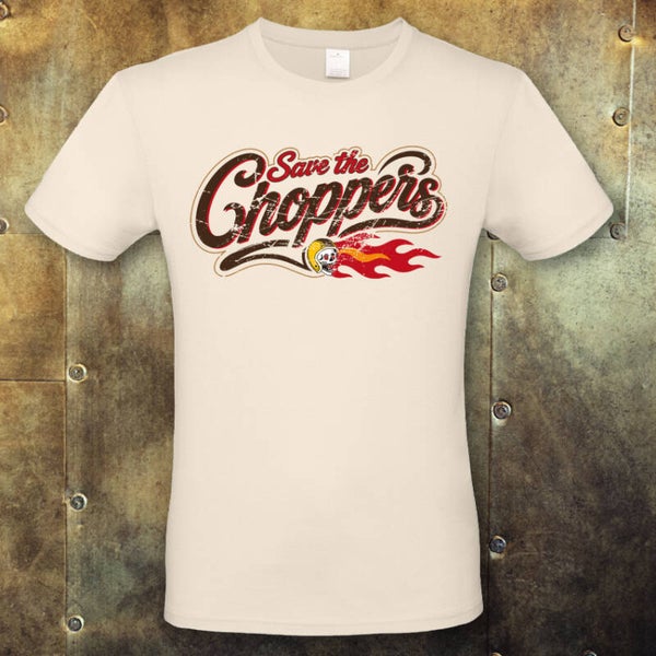 Save the Choppers Retro Natural