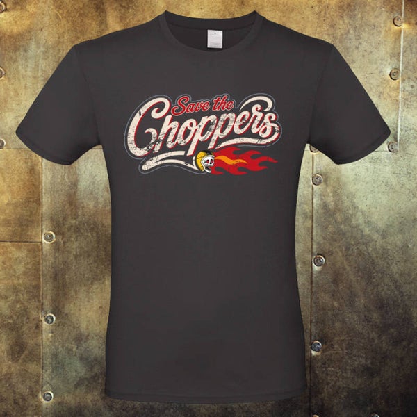 Save the Choppers Retro Used Black