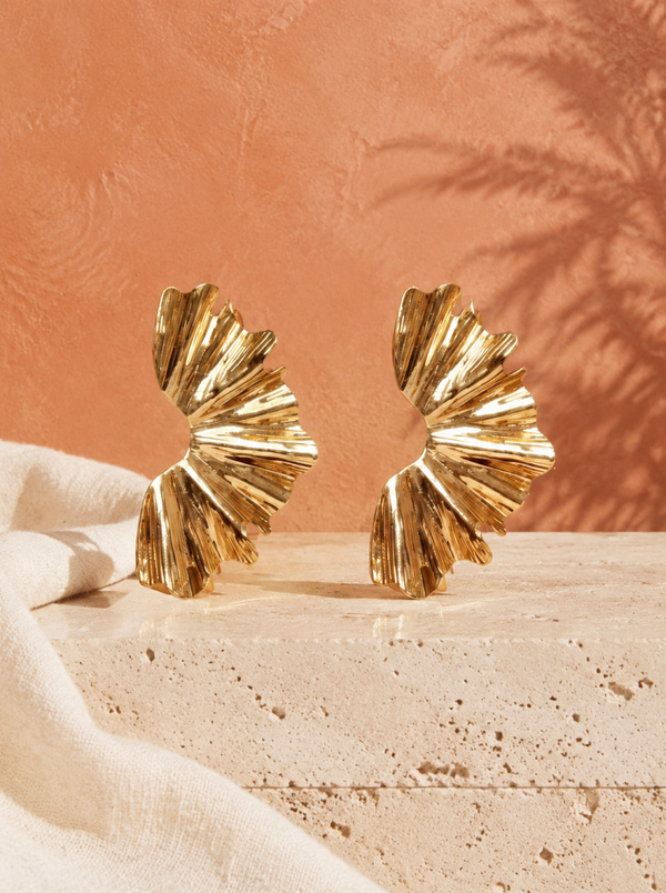 Boucles d’oreilles Éventail