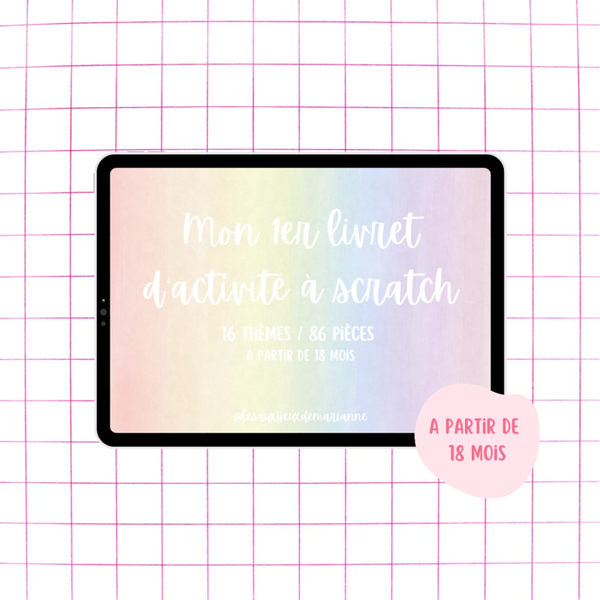 Mon 1er livret d'activités à scratch
