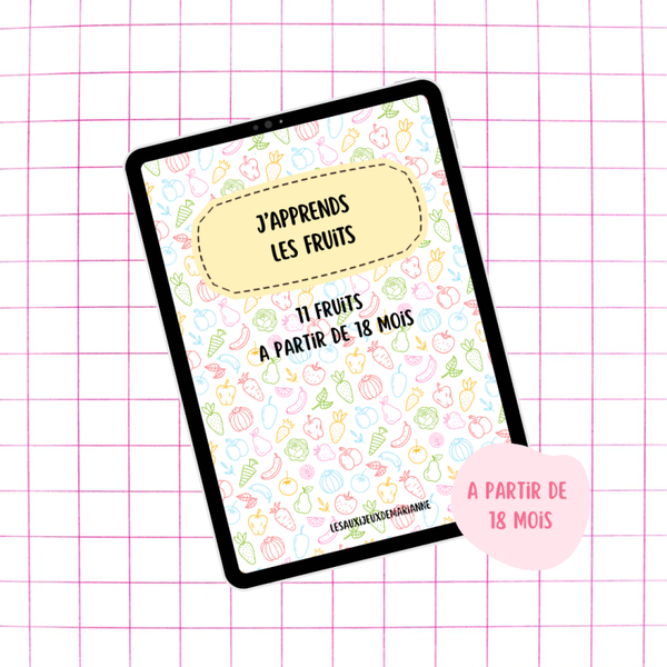 J'apprends les fruits
