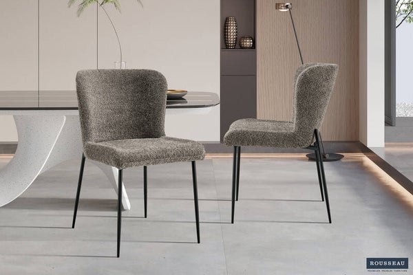 STOEL 'LISA' BOUCLÉ ECRU