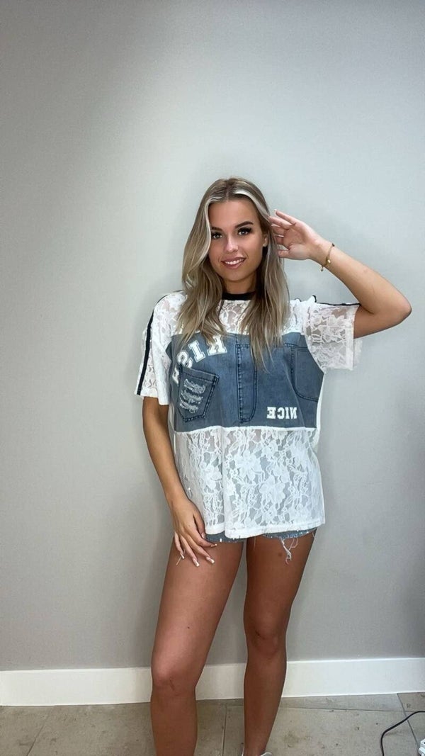 Oversized white
