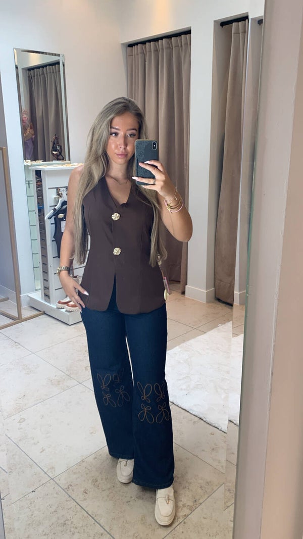 Gilet brown