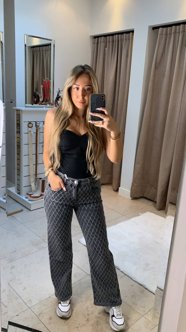 Black trending jeans