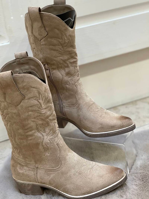 Cowboylaarzen khaki