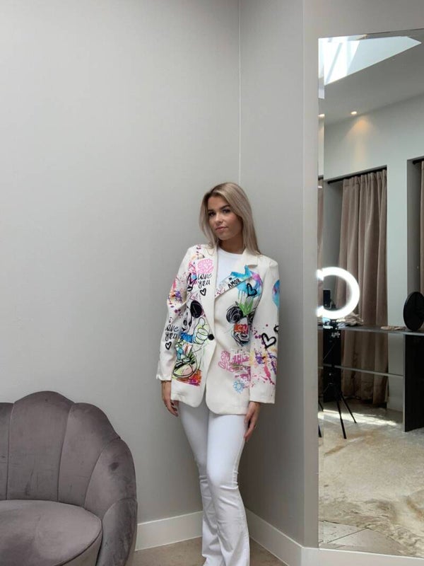Disney blazer creme