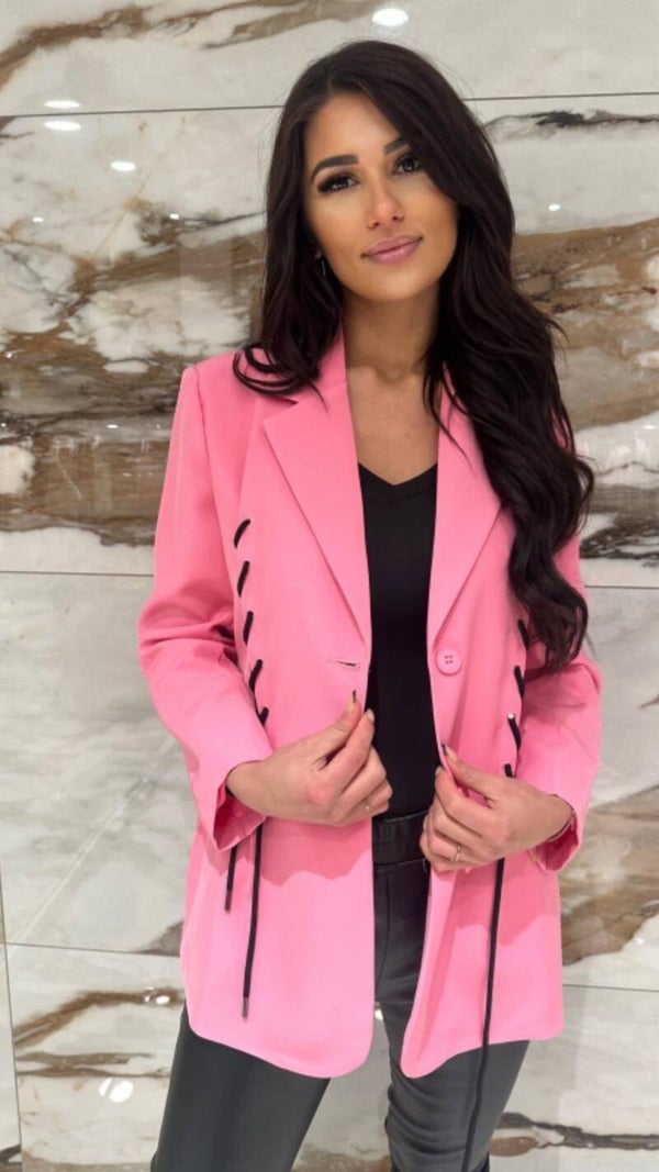 Roze veter blazer