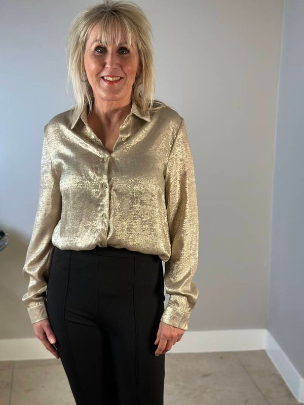 BLOUSE GOLD