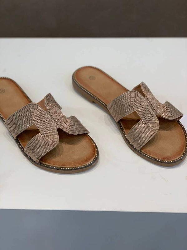 goud slippertje