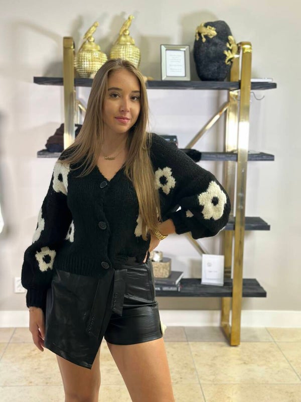 Leren broek rok
