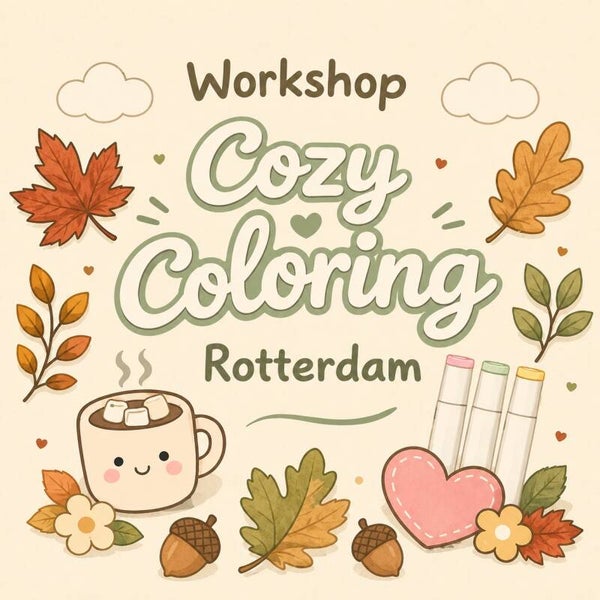 Rotterdam - Workshop Cozy Coloring - 13:30u