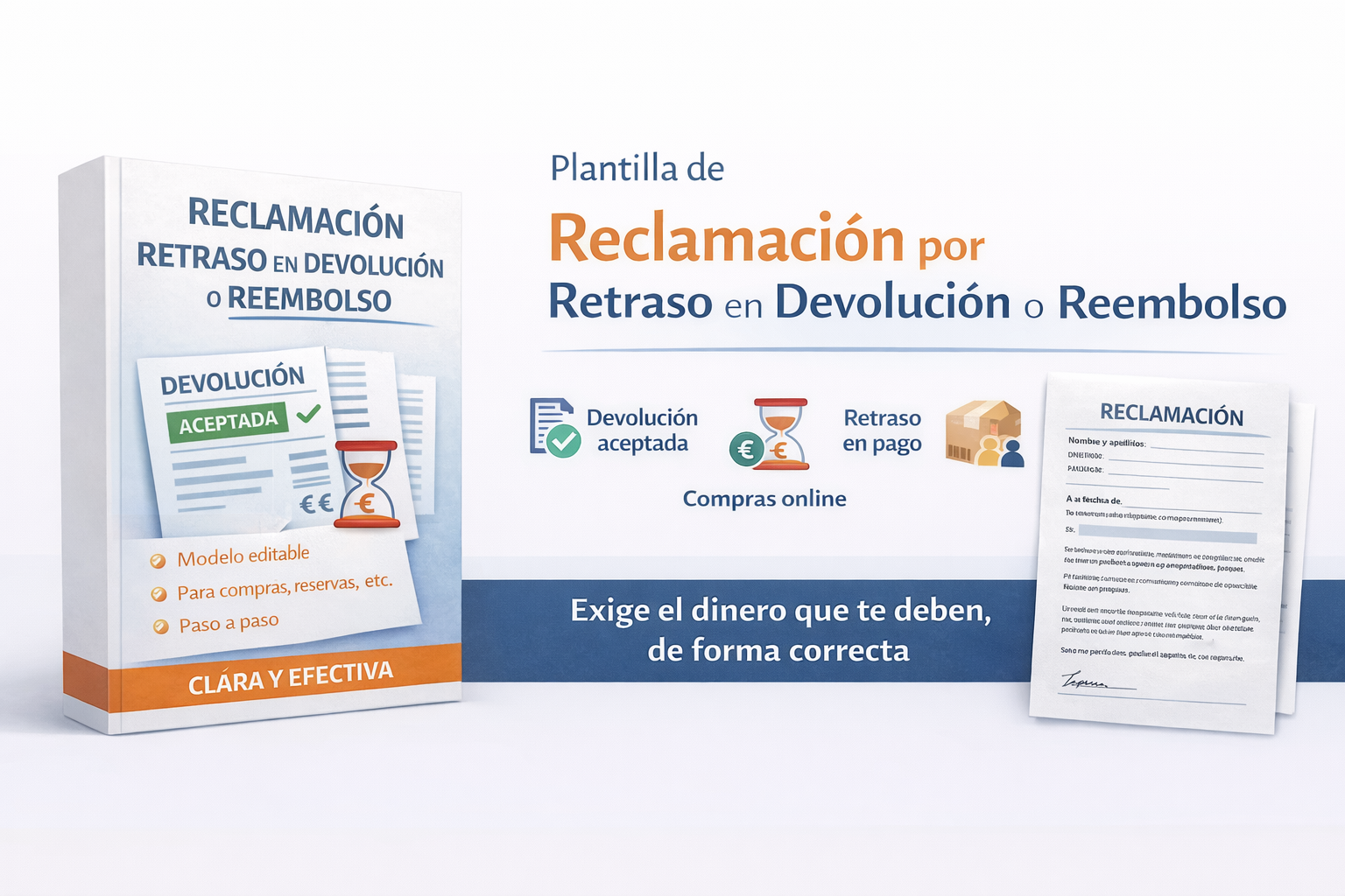 Plantilla de Reclamación por Retraso en Devolución o Reembolso