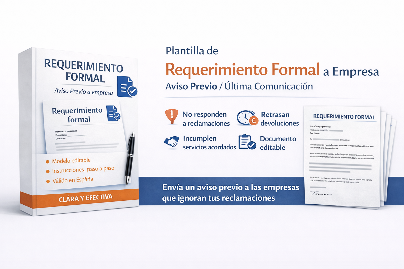 Plantilla de Requerimiento Formal a Empresa (Aviso Previo)