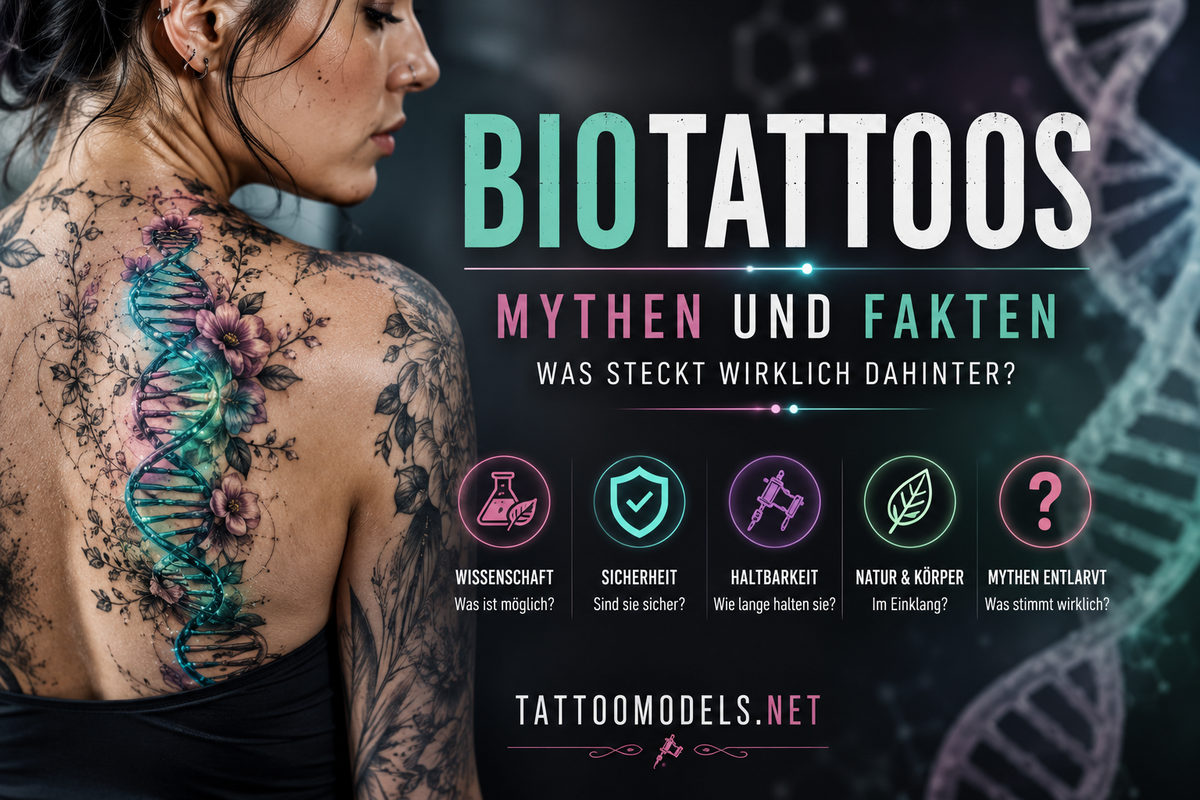 Biotattoos – Mythen und Fakten über Haltbarkeit, Sicherheit und Tattoos, die angeblich wieder verschwinden