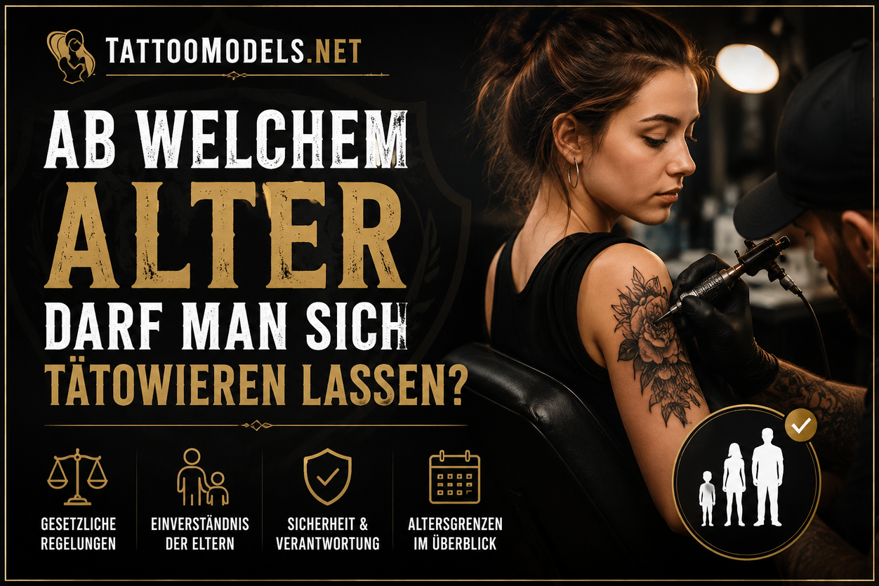 Ab welchem Alter darf man sich tätowieren lassen? Tattoo-Studio und Altersgrenzen.