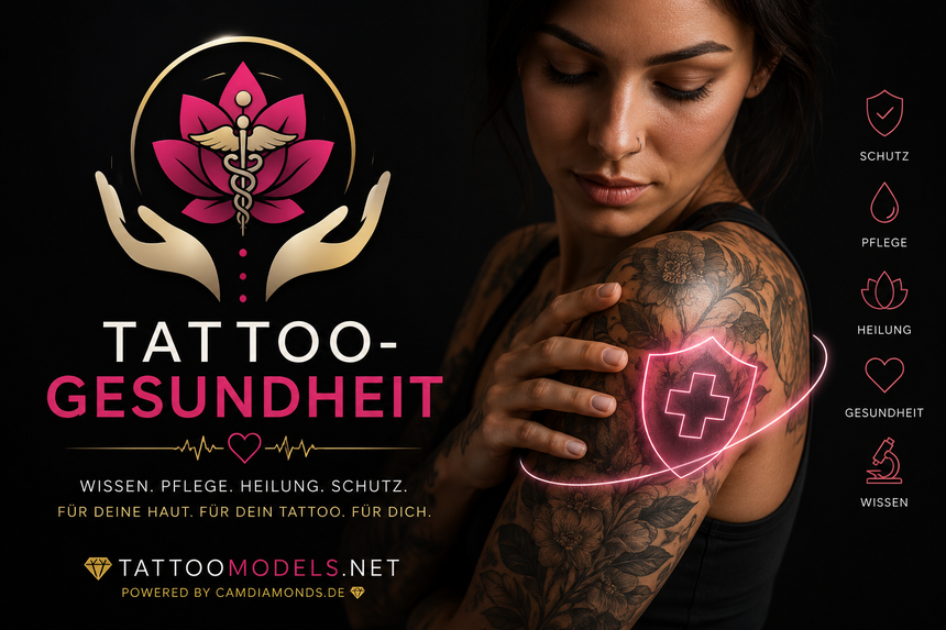 Tattoo-Gesundheit – Ratgeber zu Tattoo-Heilung, Pflege, Hautschutz, Risiken und wissenschaftlichem Wissen