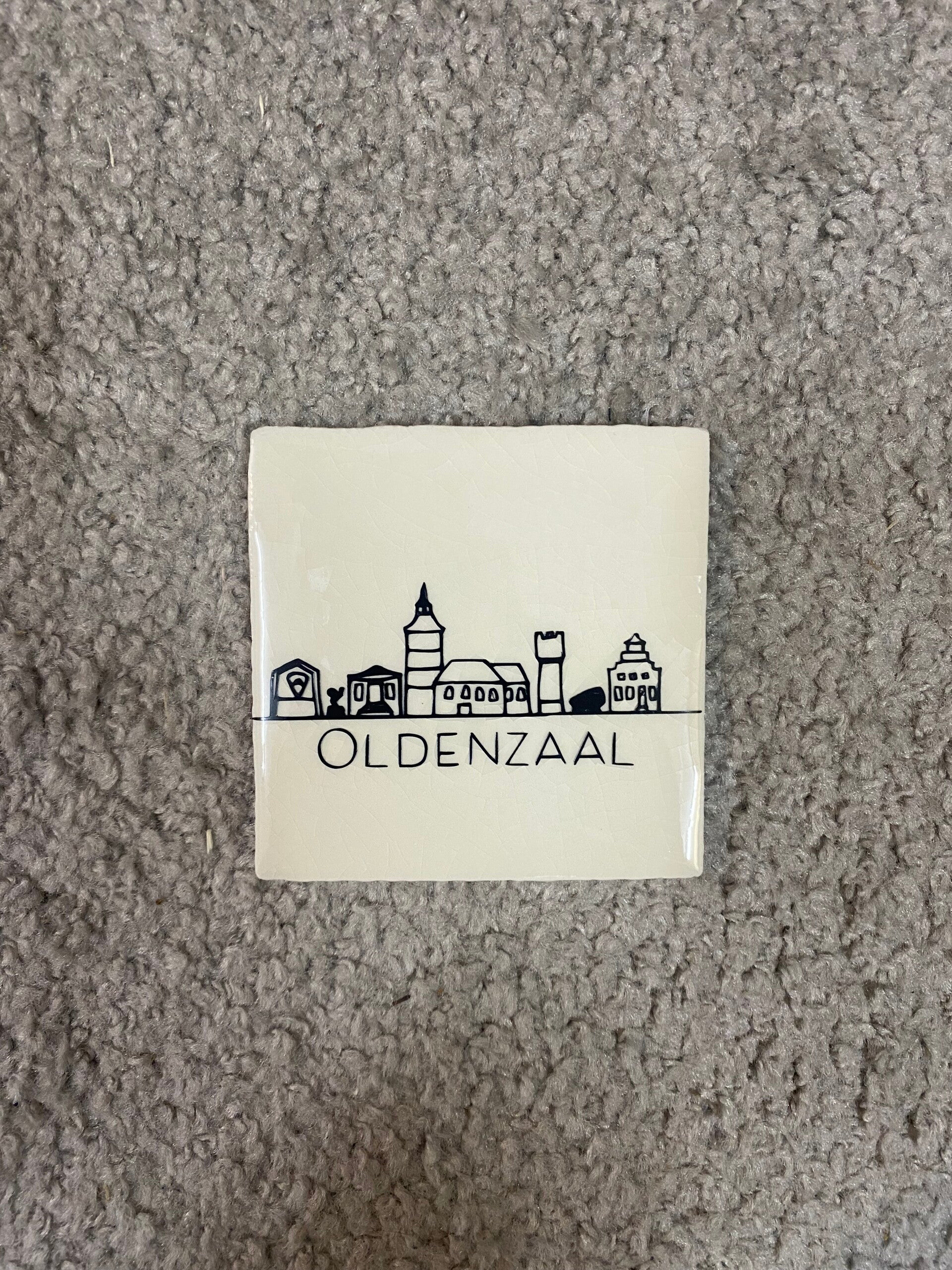 Sky line tegeltje Oldenzaal