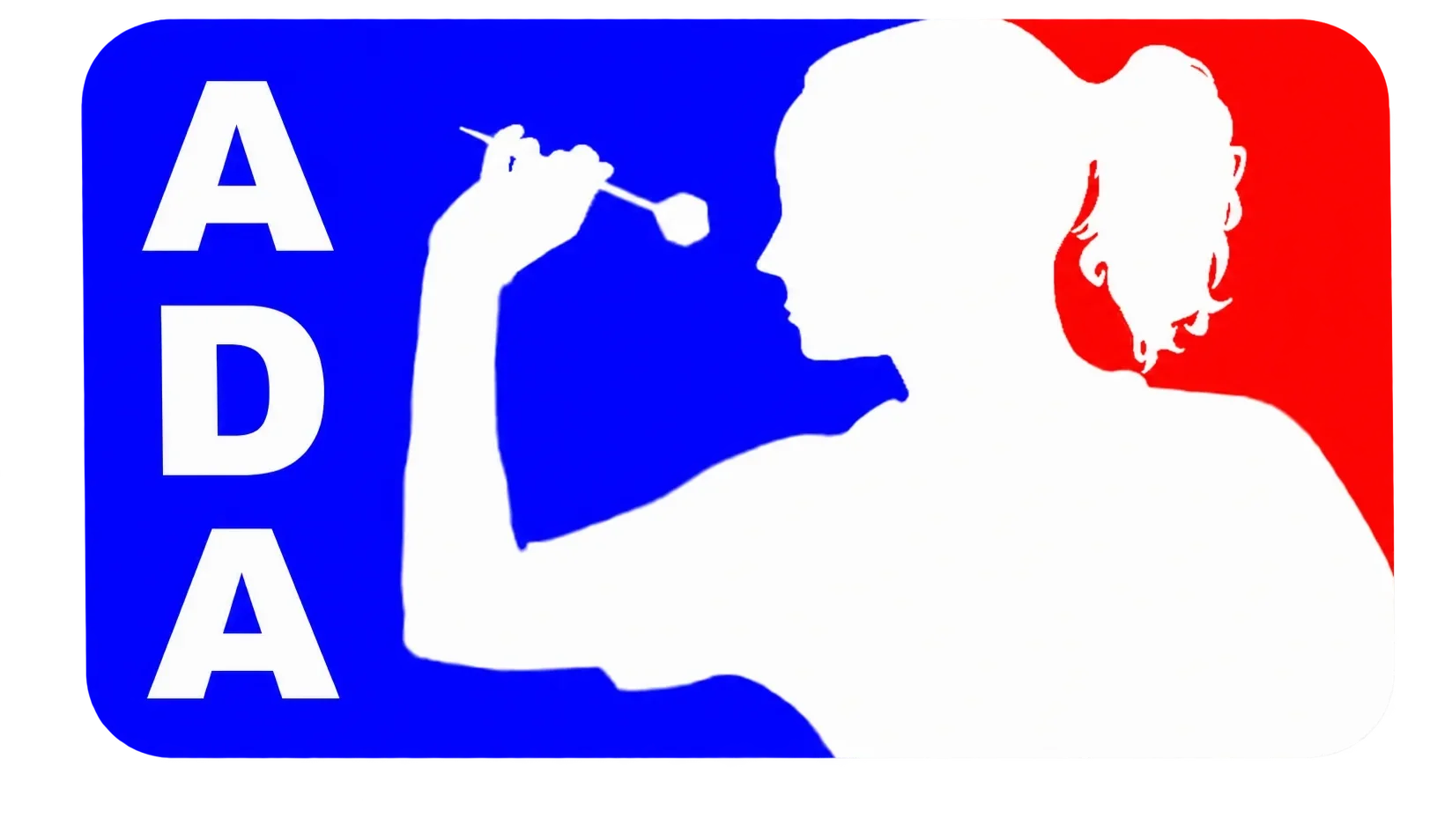 ADA female dart player graphic