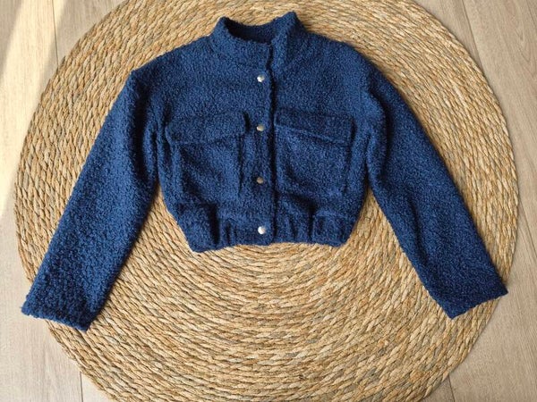 Teddy jasje blauw