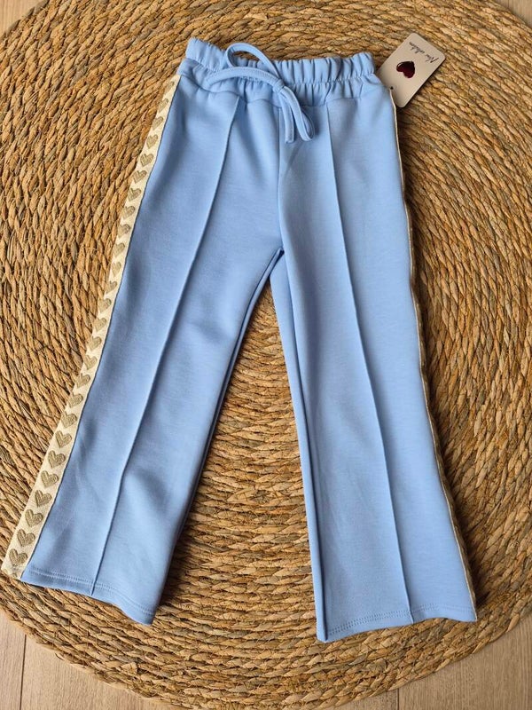Sporty broek licht blauw