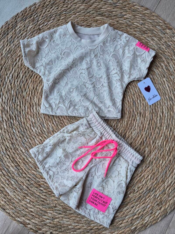 Lace set Creme