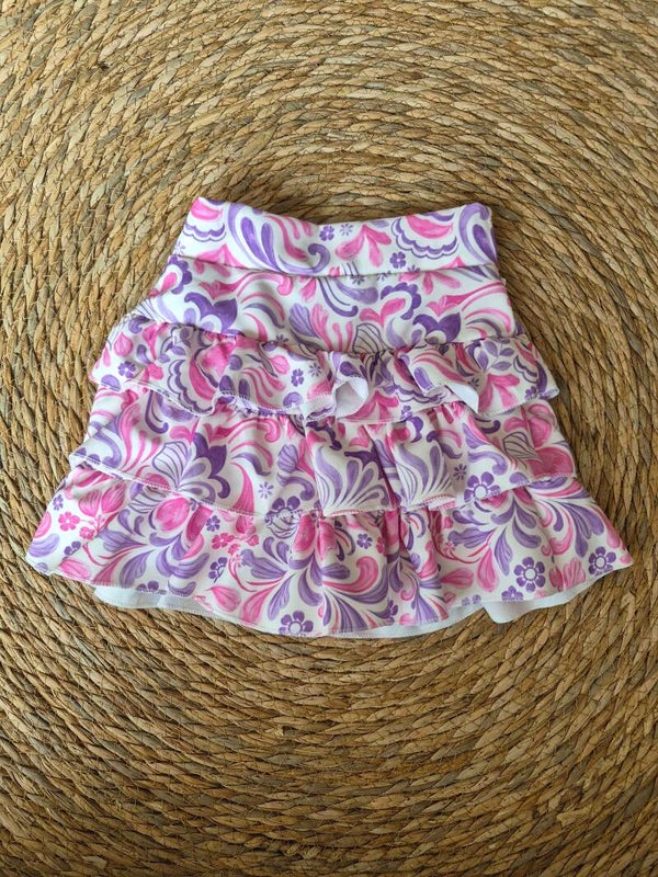 Ruffle Skort lila/ roze