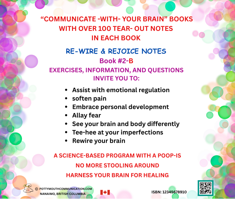 Potty Mouth Rejoice & Rewire Notes back cover book 2B