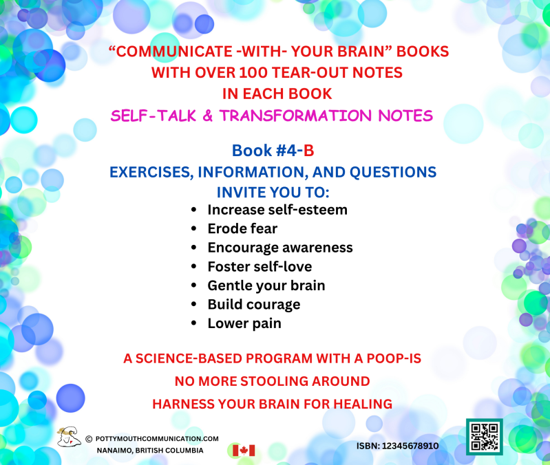 Potty Mouth Introspection & Contemplation Notes back cover book 4B