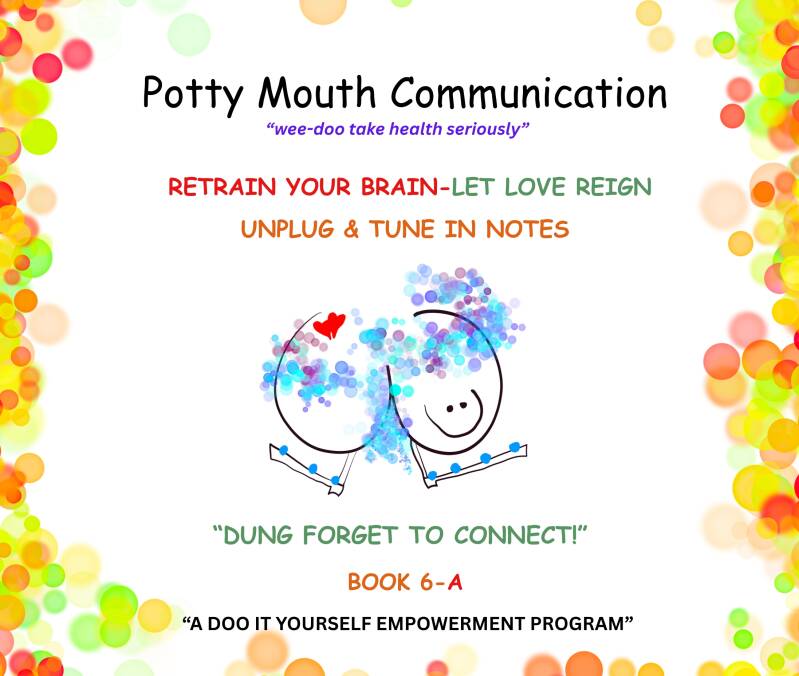 Potty Mouth Unplug & Tune-in Notes front cover book 6A