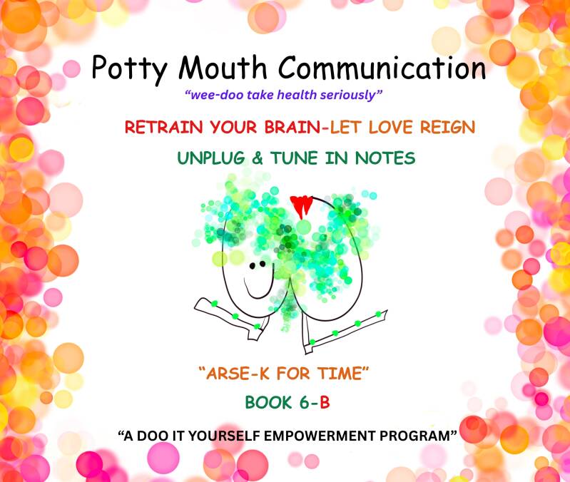 Potty Mouth Unplug & Tune-in Notes front cover book 6B